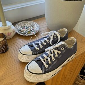 Blue Platform Converse Size 7.5
